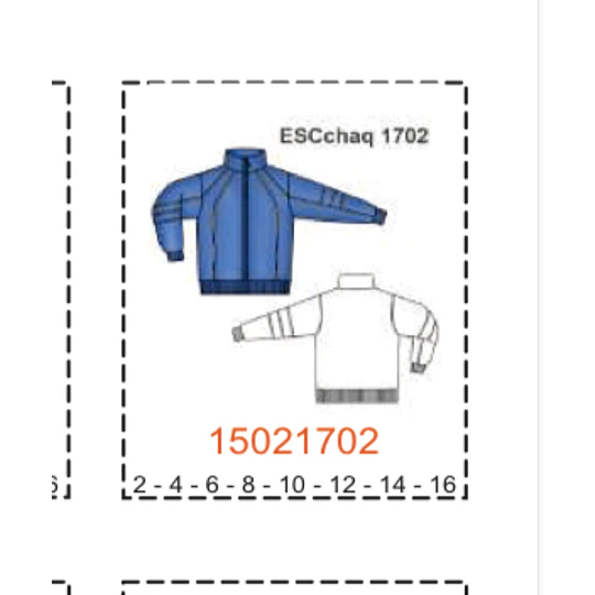 MOLDE ESCOLAR CHAQUETAS