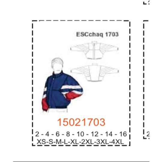 MOLDE ESCOLAR CHAQUETAS