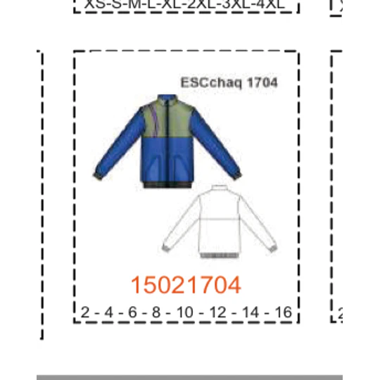 MOLDE ESCOLAR CHAQUETAS