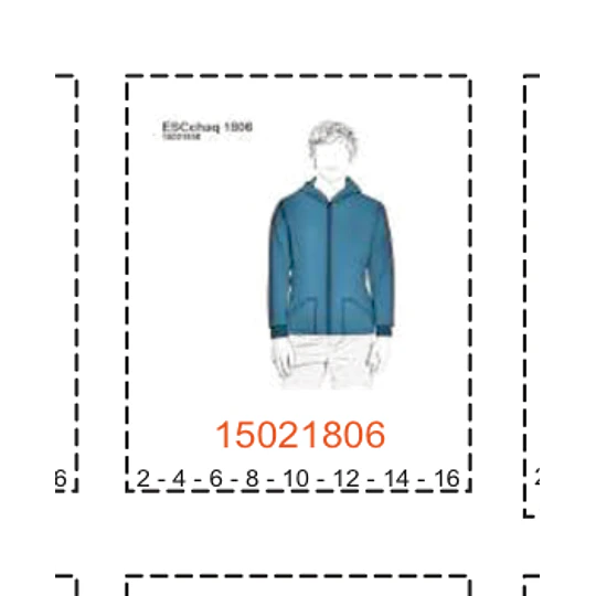 MOLDE ESCOLAR CHAQUETAS