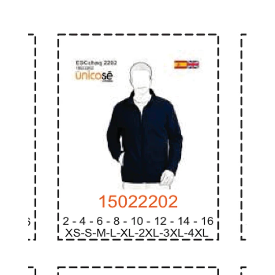MOLDE ESCOLAR CHAQUETAS- 2