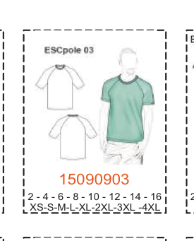 MOLDE ESCOLAR BLUSAS POLERAS