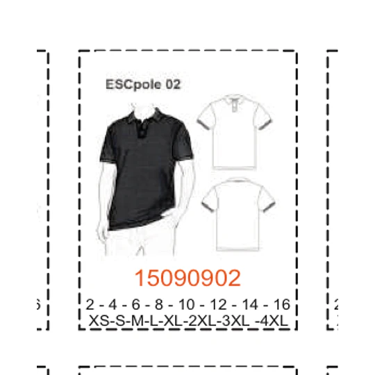 MOLDE ESCOLAR BLUSAS POLERAS