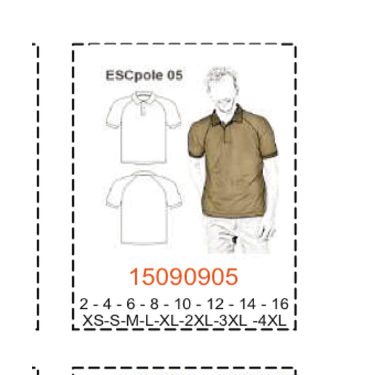 MOLDE ESCOLAR BLUSAS POLERAS