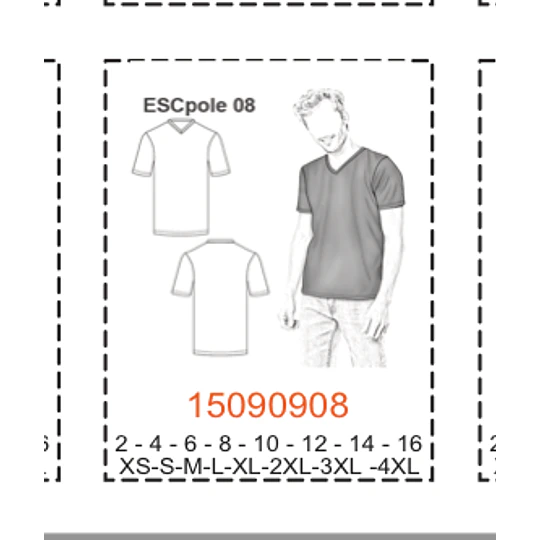MOLDE ESCOLAR BLUSAS POLERAS