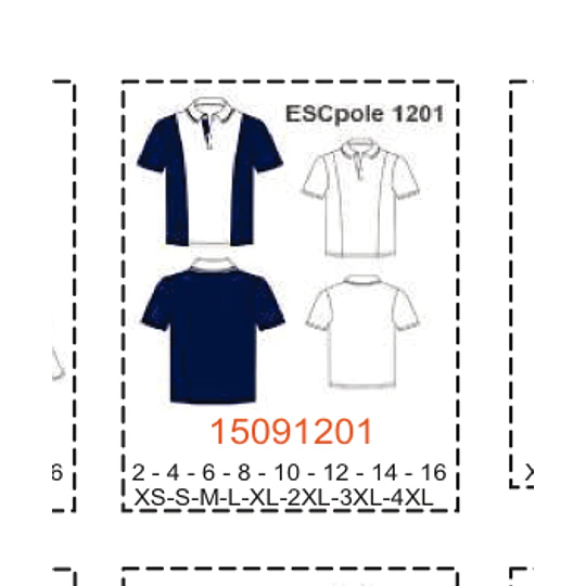 MOLDE ESCOLAR BLUSAS POLERAS