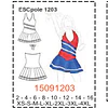 MOLDE ESCOLAR BLUSAS POLERAS