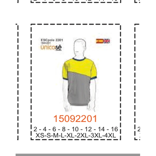 MOLDE ESCOLAR BLUSAS POLERAS
