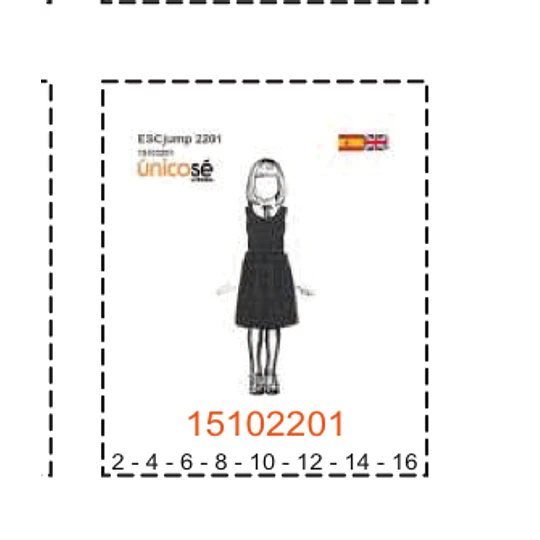 MOLDE ESCOLAR JUMPER