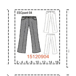 MOLDE ESCOLAR SHORTS