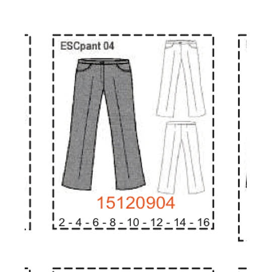 MOLDE ESCOLAR SHORTS
