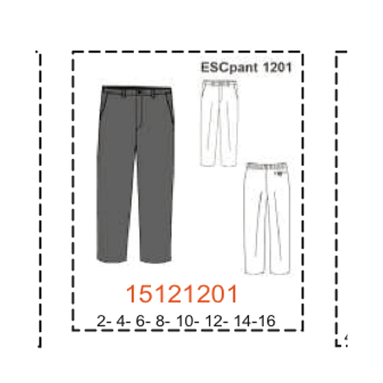 MOLDE ESCOLAR SHORTS