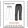 MOLDE ESCOLAR SHORTS