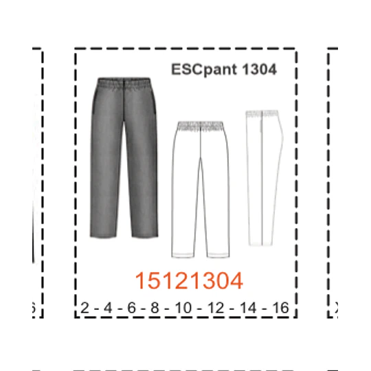 MOLDE ESCOLAR SHORTS