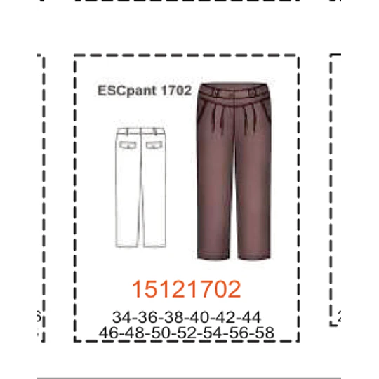 MOLDE ESCOLAR SHORTS