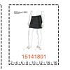 MOLDE ESCOLAR SHORTS