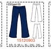MOLDE ESCOLAR SHORTS