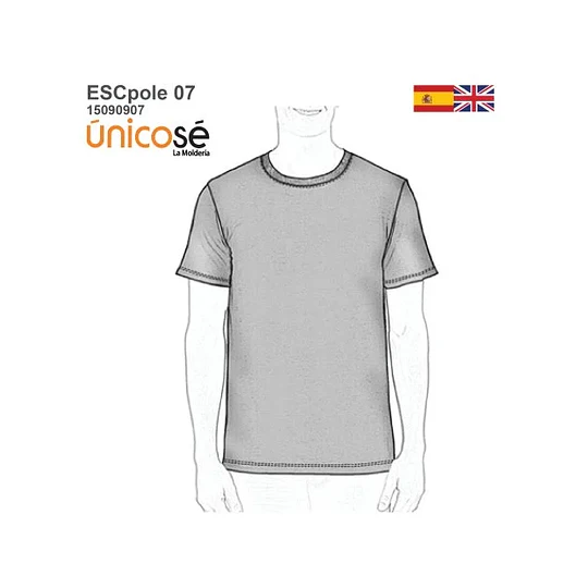 MOLDE POLERA BASICA ESCOLAR 0907 - 15090907