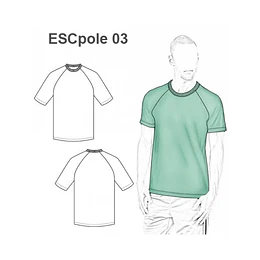 MOLDE POLERA ESCOLAR BASICA 0903 - 15090903
