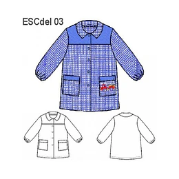 MOLDE DELANTAL PARVULO ESCOLAR 0903 - 15230903