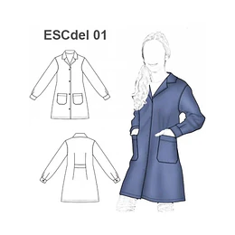 MOLDE DELANTAL BASICO ESCOLAR 0901 - 15230901