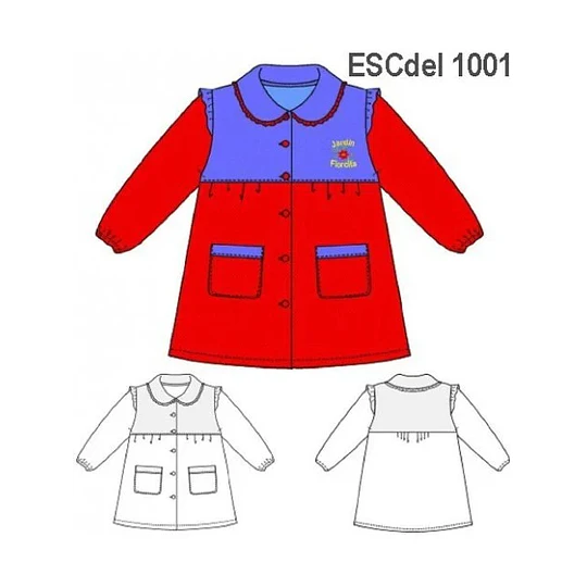 MOLDE DELANTAL PARVULO ESCOLAR 1001 - 15231001