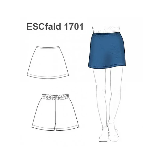 MOLDE FALDA SHORT ESCOLAR 1701 - 15111701