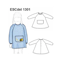 MOLDE DELANTAL PARVULO ESCOLAR 1301 - 15231301