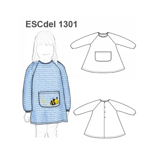 MOLDE DELANTAL PARVULO ESCOLAR 1301 - 15231301