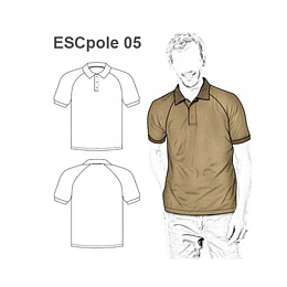MOLDE POLERA POLO ESCOLAR 0905 - 15090905