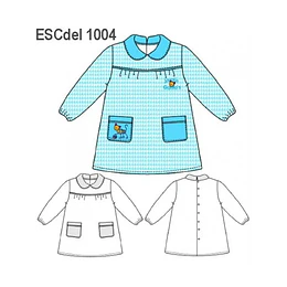MOLDE DELANTAL PARVULO ESCOLAR 1004 - 15231004