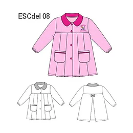 MOLDE DELANTAL PARVULO ESCOLAR 0908 - 15230908