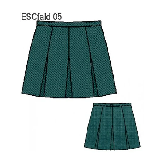 MOLDE FALDA 6 TABLAS ESCOLAR 0905 - 15110905