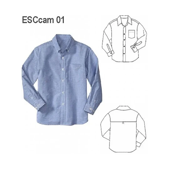 MOLDE CAMISA ESCOLAR 0901 - 15070901