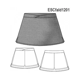 MOLDE FALDA SHORT ESCOLAR 1201 - 15111201