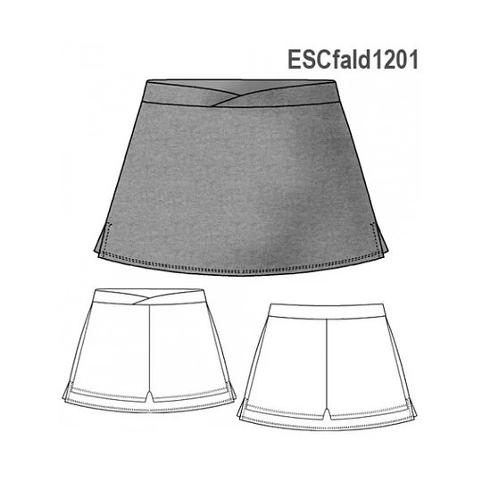 MOLDE FALDA SHORT ESCOLAR 1201 - 15111201