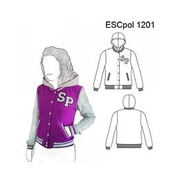 MOLDE POLERON CHAQUETA ESCOLAR 1201 - 15041201