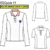 MOLDE POLERA POLO ESCOLAR 0911 - 15090911