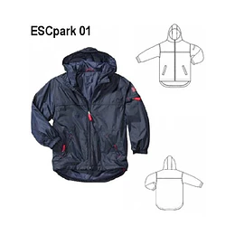 MOLDE PARKA ESCOLAR UNISEX 0901 - 15030901