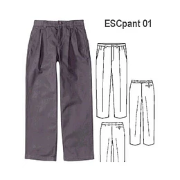 MOLDE PANTALON PINZADO ESCOLAR 0901 - 15120901