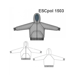 MOLDE POLERON CHAQUETA ESCOLAR 1503 - 15041503