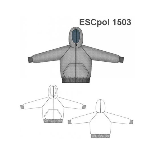 MOLDE POLERON CHAQUETA ESCOLAR 1503 - 15041503