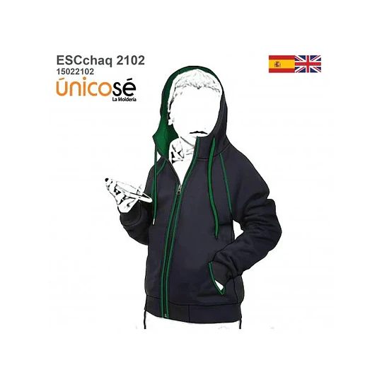 MOLDE CHAQUETA ESCOLAR RAGLAN 2102 - 15022102