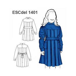 MOLDE DELANTAL TABLAS ESCOLAR 1401 - 15231401