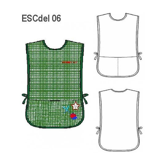 MOLDE DELANTAL PARVULO ESCOLAR 0906 - 15230906