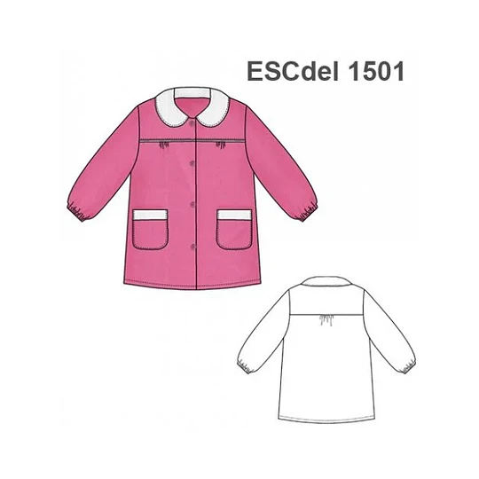 MOLDE DELANTAL BEBE ESCOLAR 1501 - 15231501