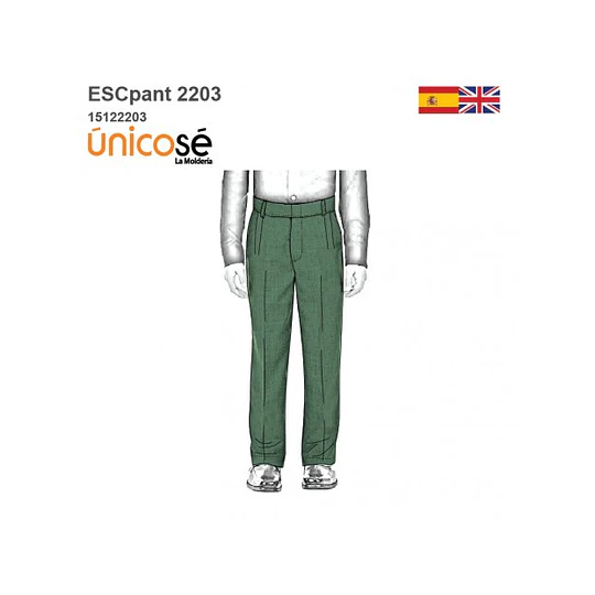 MOLDE PANTALON ESCOLAR CLASICO 2203 - 15122203
