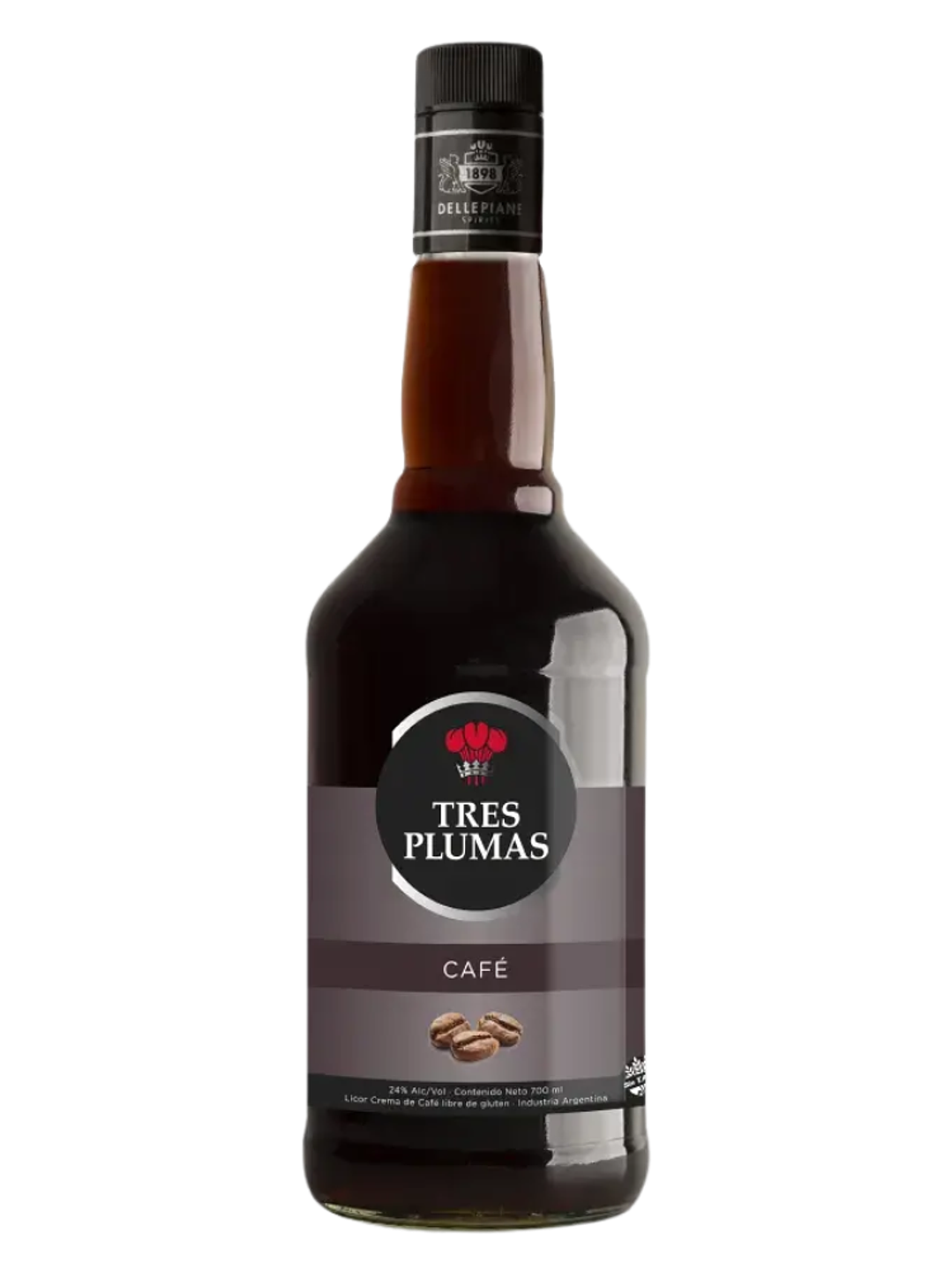 LICOR TRES PLUMAS CAFE 700ML 1