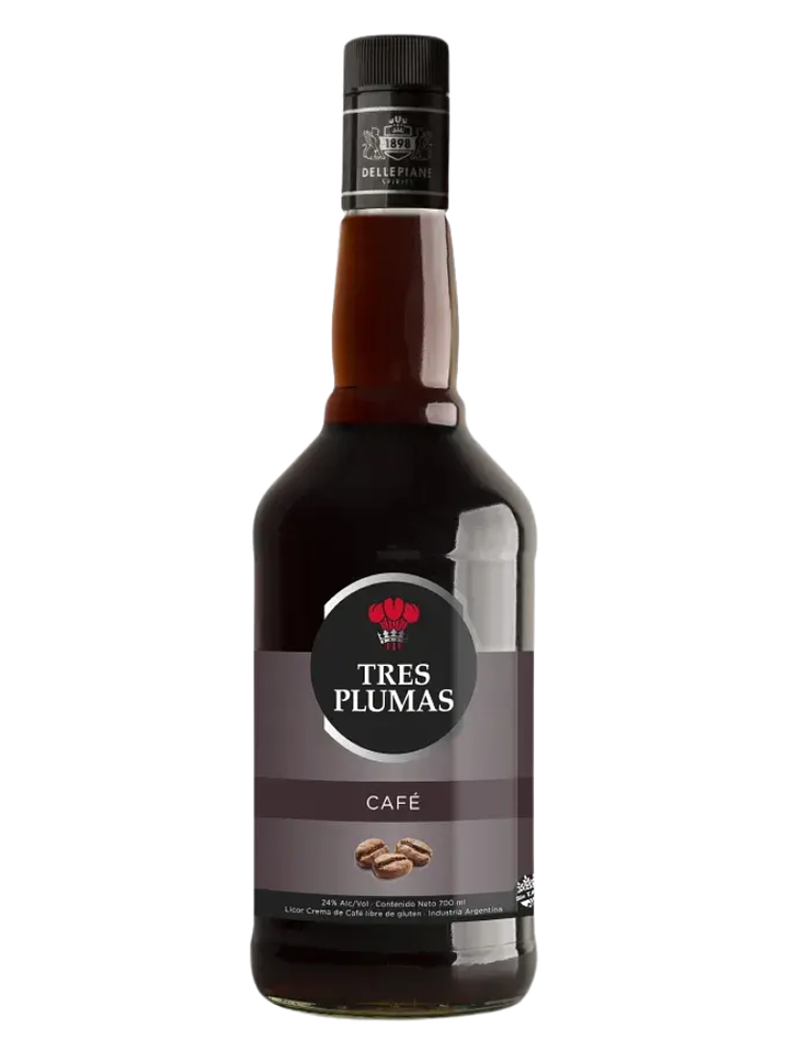 LICOR TRES PLUMAS CAFE 700ML 1