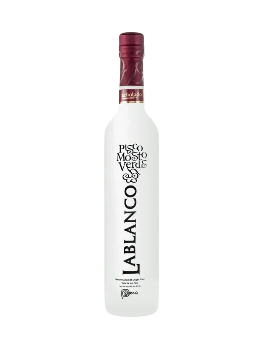 PISCO LA BLANCO MOSTO VERDE ACHOLADO 500ML 1